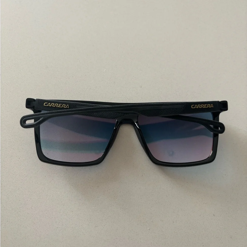 Carrera Black Frame Sunglasses with Mirrored Lenses - Festival Edition